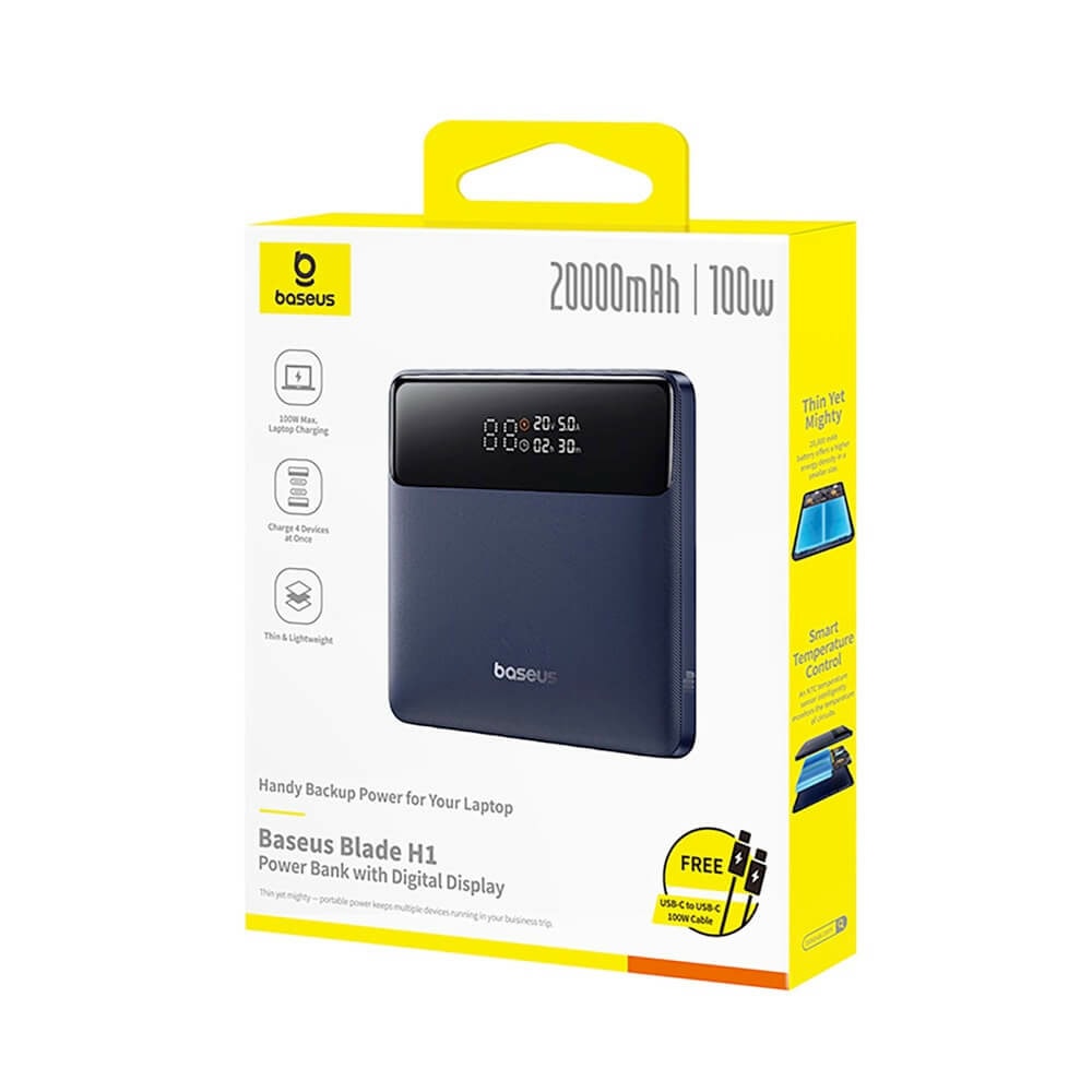 baseus blade h1 power bank 20000mah черен | JAR Computers baseus blade h1 power bank 20000mah черен