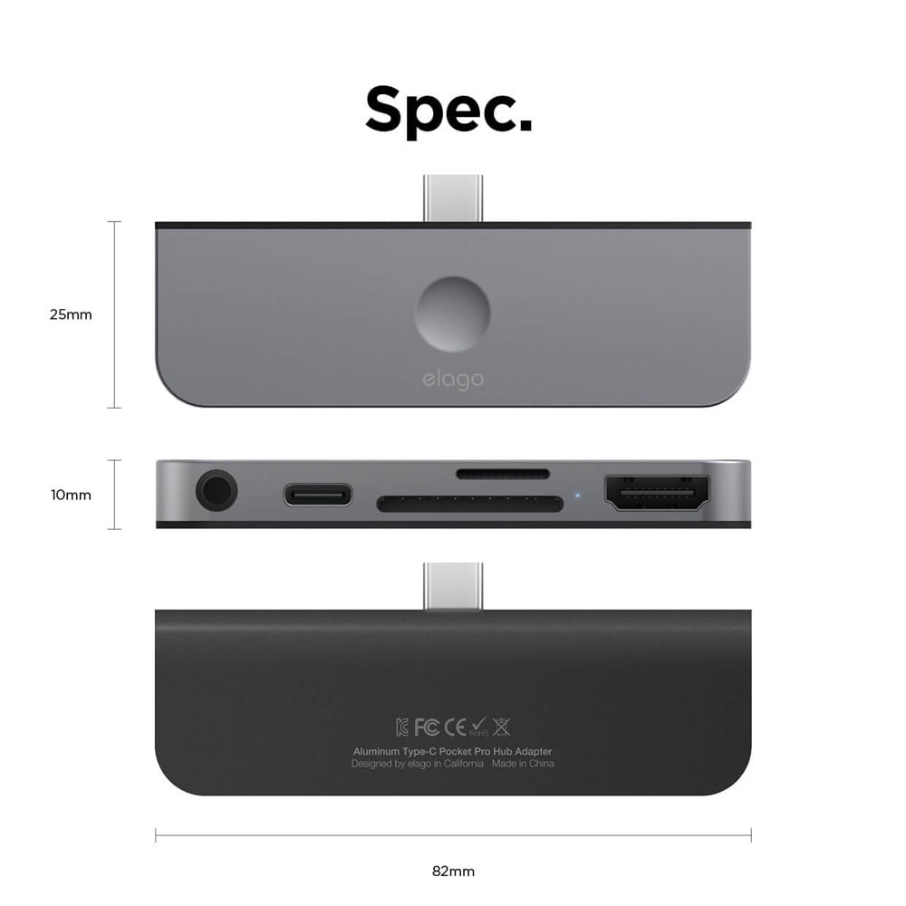 Elago USB-C Pocket Pro Hub Adapter