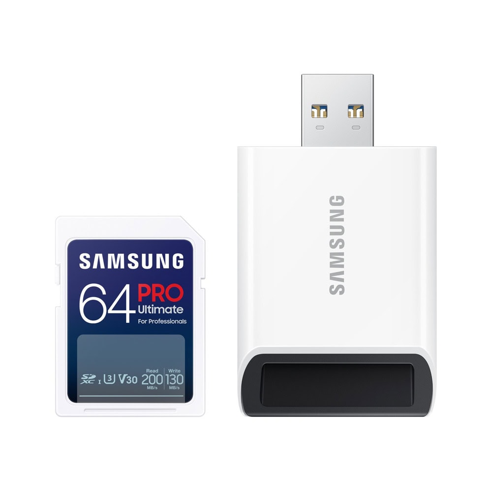 Samsung Pro Ultimate 64GB SDXC MB-SY64SB/WW | JAR Computers Samsung Pro Ultimate 64GB SDXC MB-SY64SB/WW