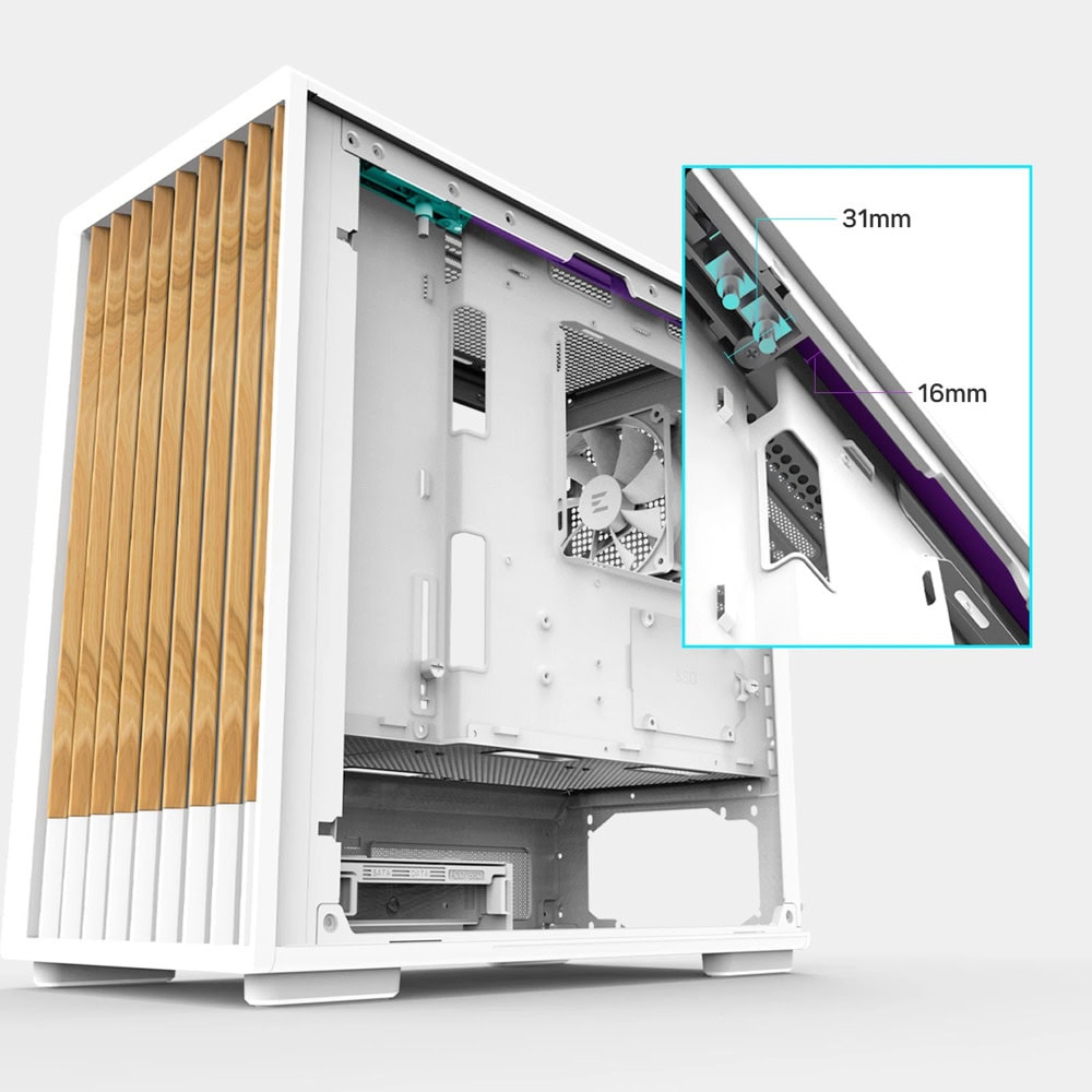 Кутия Zalman P10 NAMU бяла