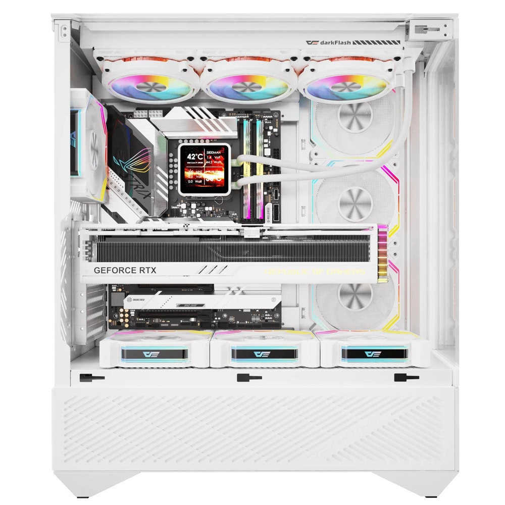 кутия darkflash dy460 white | JAR Computers кутия darkflash dy460 white