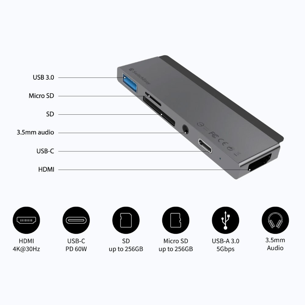 SwitchEasy SwitchDrive 6-in-1 GS-105-202-253-101