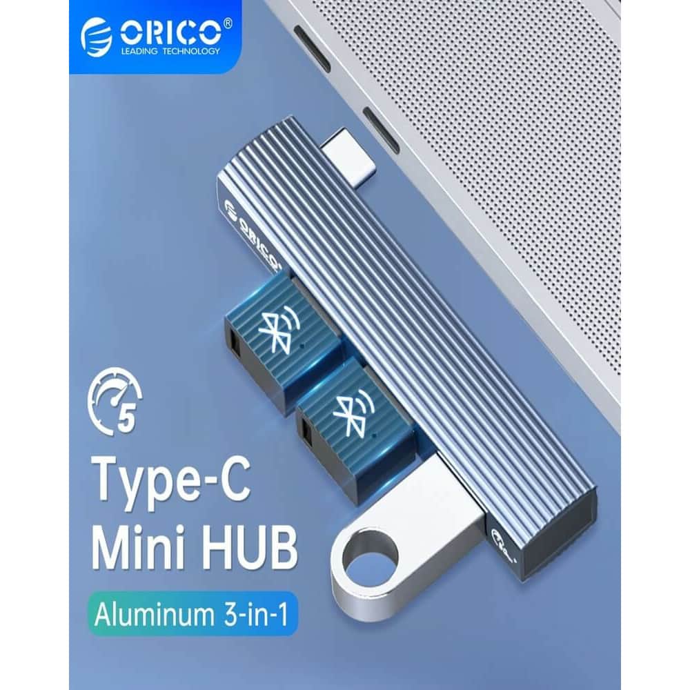 Orico 3-port Hub AH-W13-GY-BP