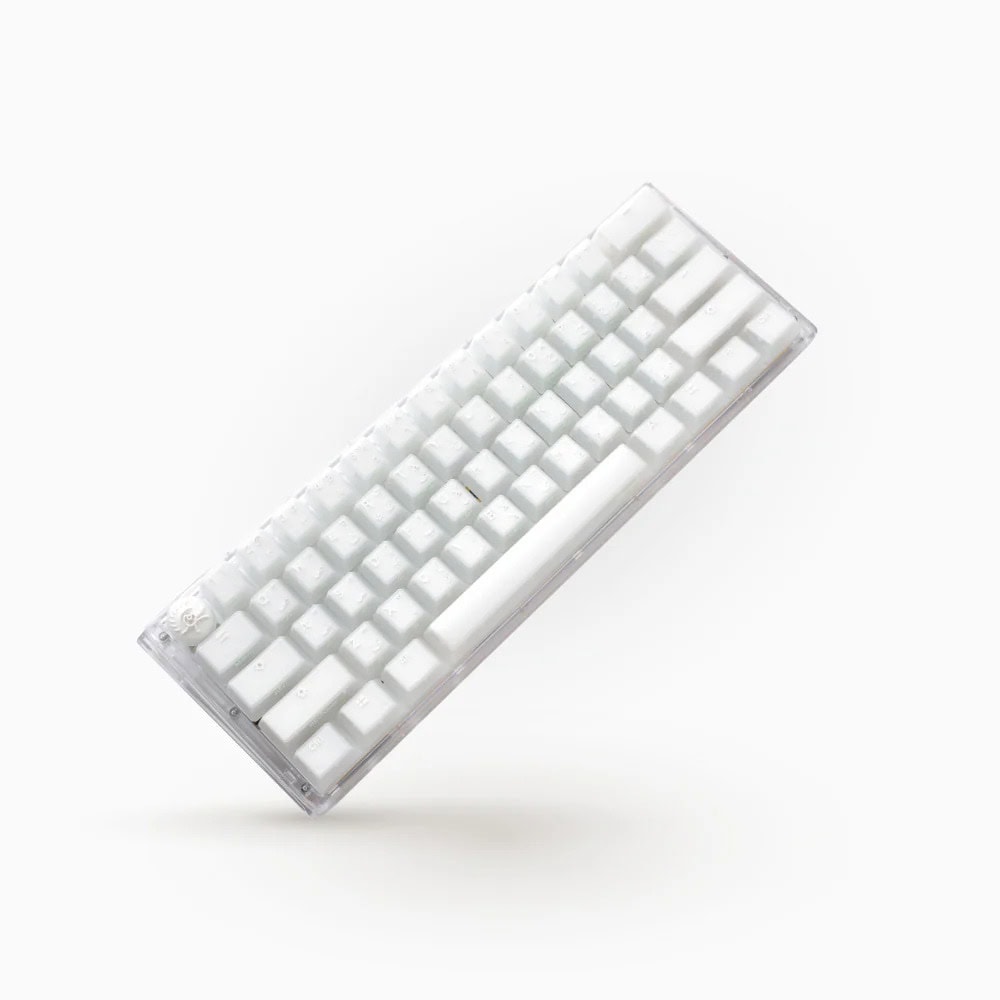 Ducky One 3 AURA 60% White Brown switch | JAR Computers Ducky One 3 AURA 60% White Brown switch