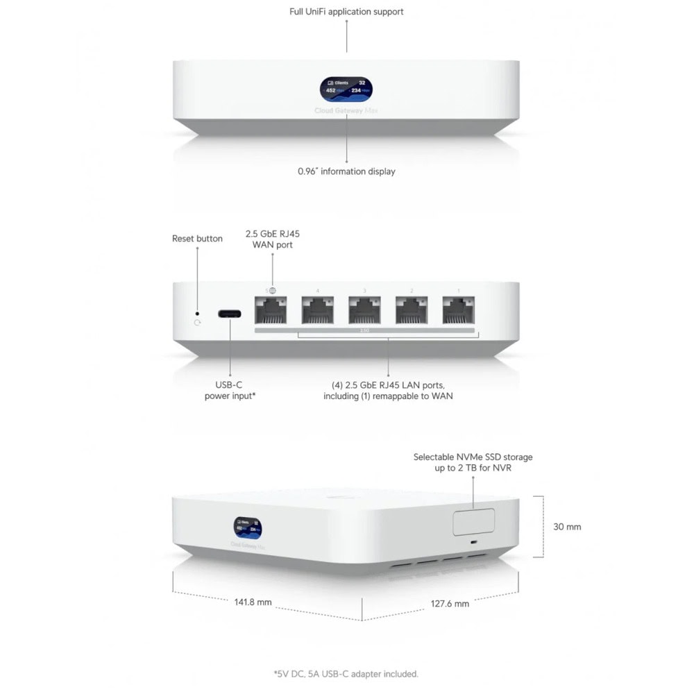 Ubiquiti Cloud Gateway Max UCG-MAX