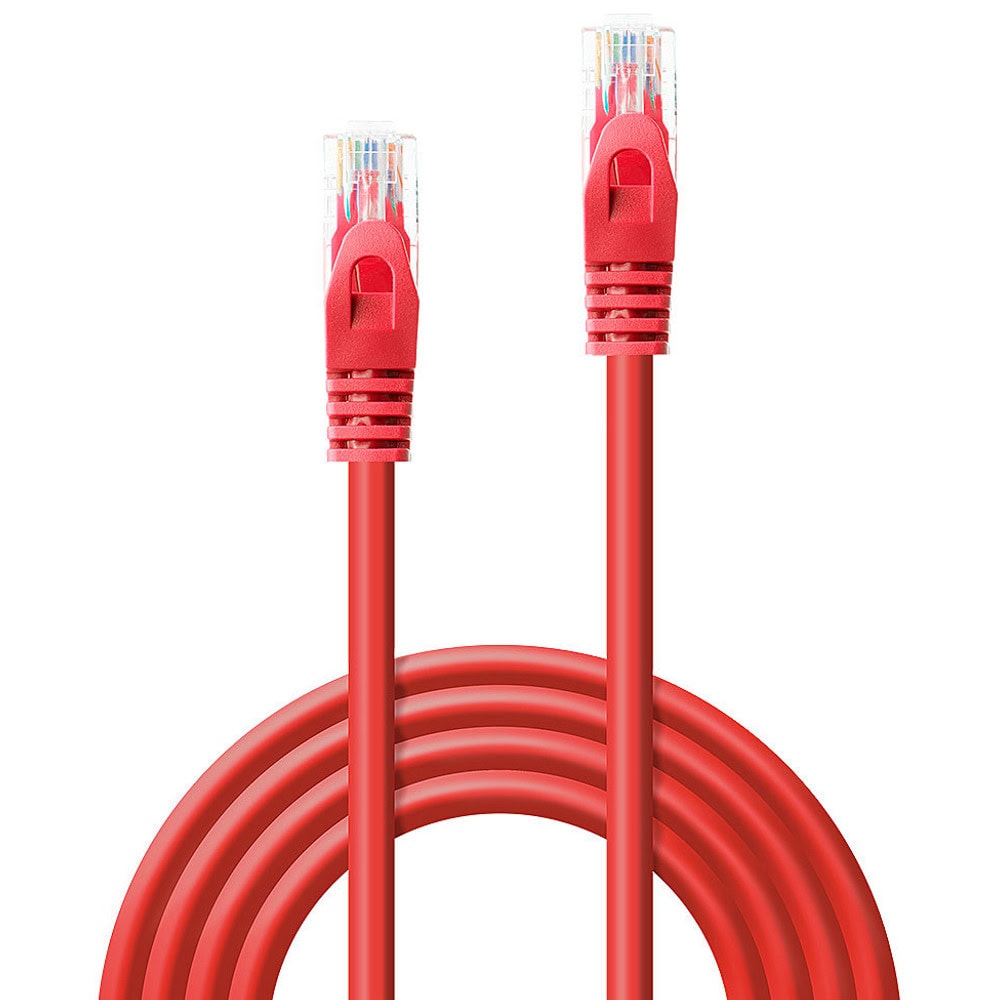 lindy lny-48180 0.3 м червен
