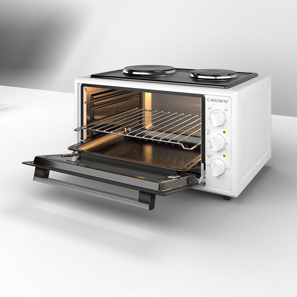 мини готварска печка crown cmo-466wf