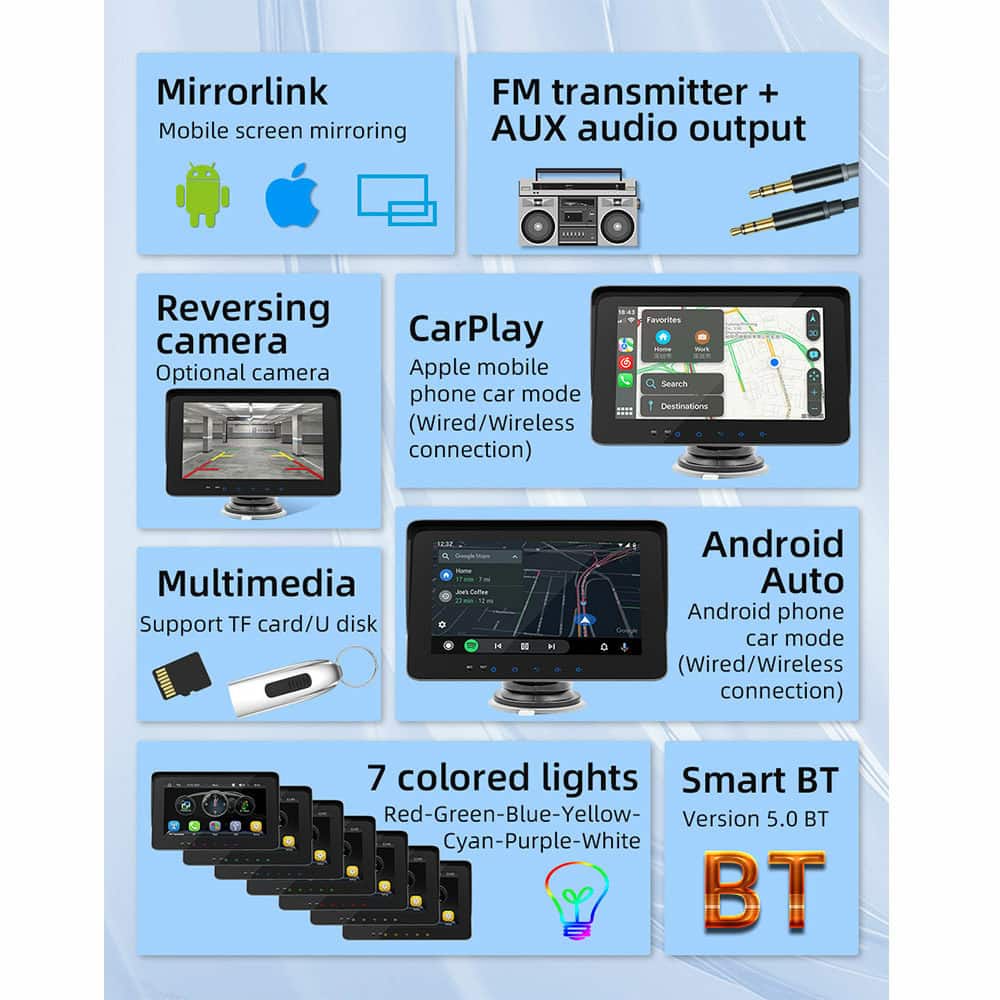 Преносим дисплей за автомобил X5310L 13313 | JAR Computers Преносим дисплей за автомобил X5310L 13313