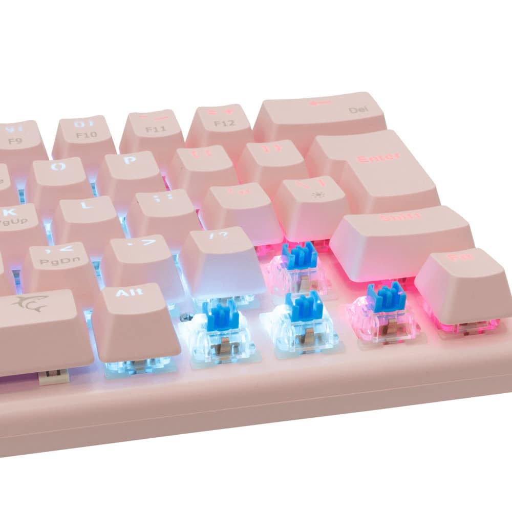 White Shark WAKIZASHI Pink Blue switches GK-002421