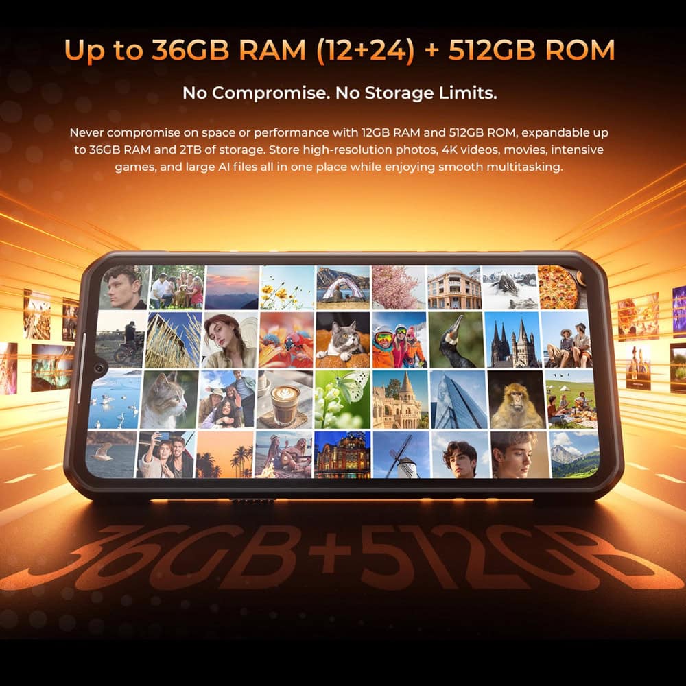 Oukitel WP68 Air 5G 512GB/12GB Orange
