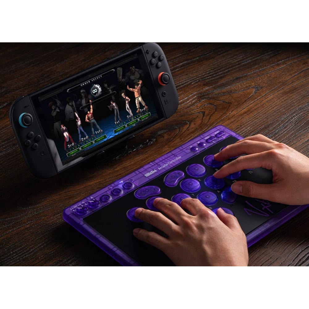 8bitdo arcade лилав | JAR Computers 8bitdo arcade лилав