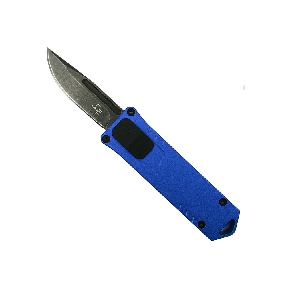 Джобен нож Boker Solingen Plus Micro USB OTF Blau