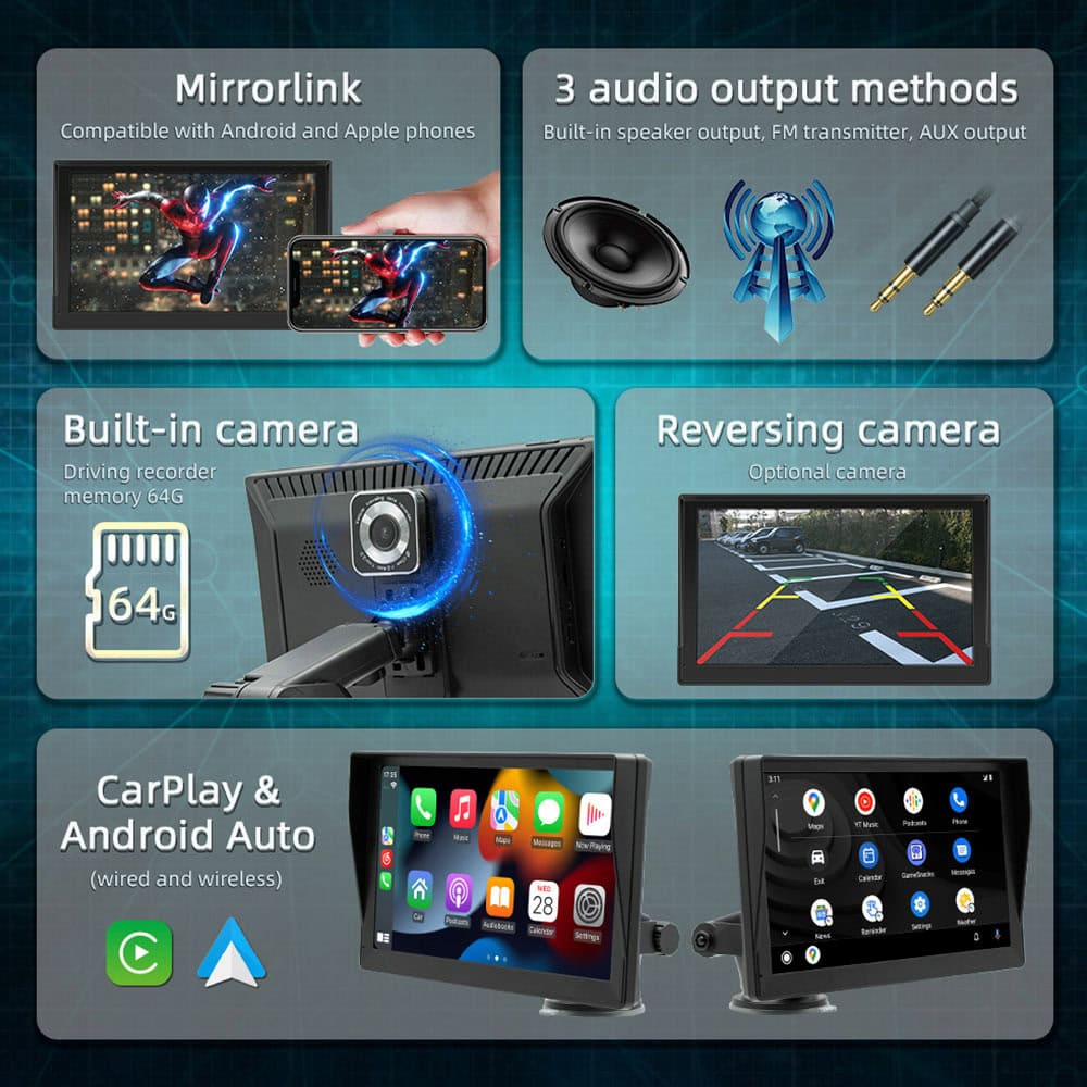 Преносим дисплей за автомобил X5590R 13321