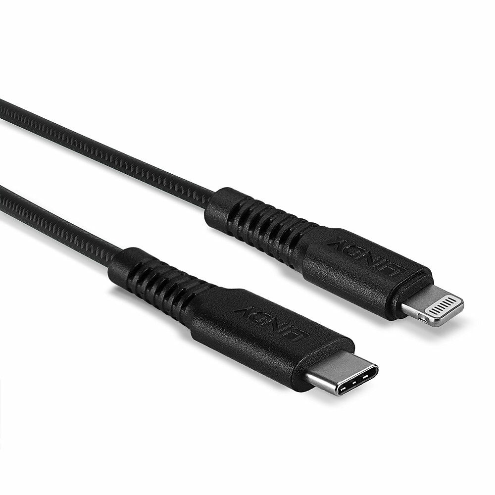 кабел lindy от usb-c м към lightning м 31287
