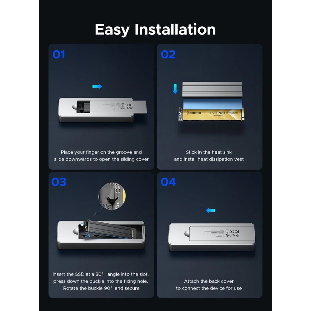 Orico OUM2-G20-SV-BP