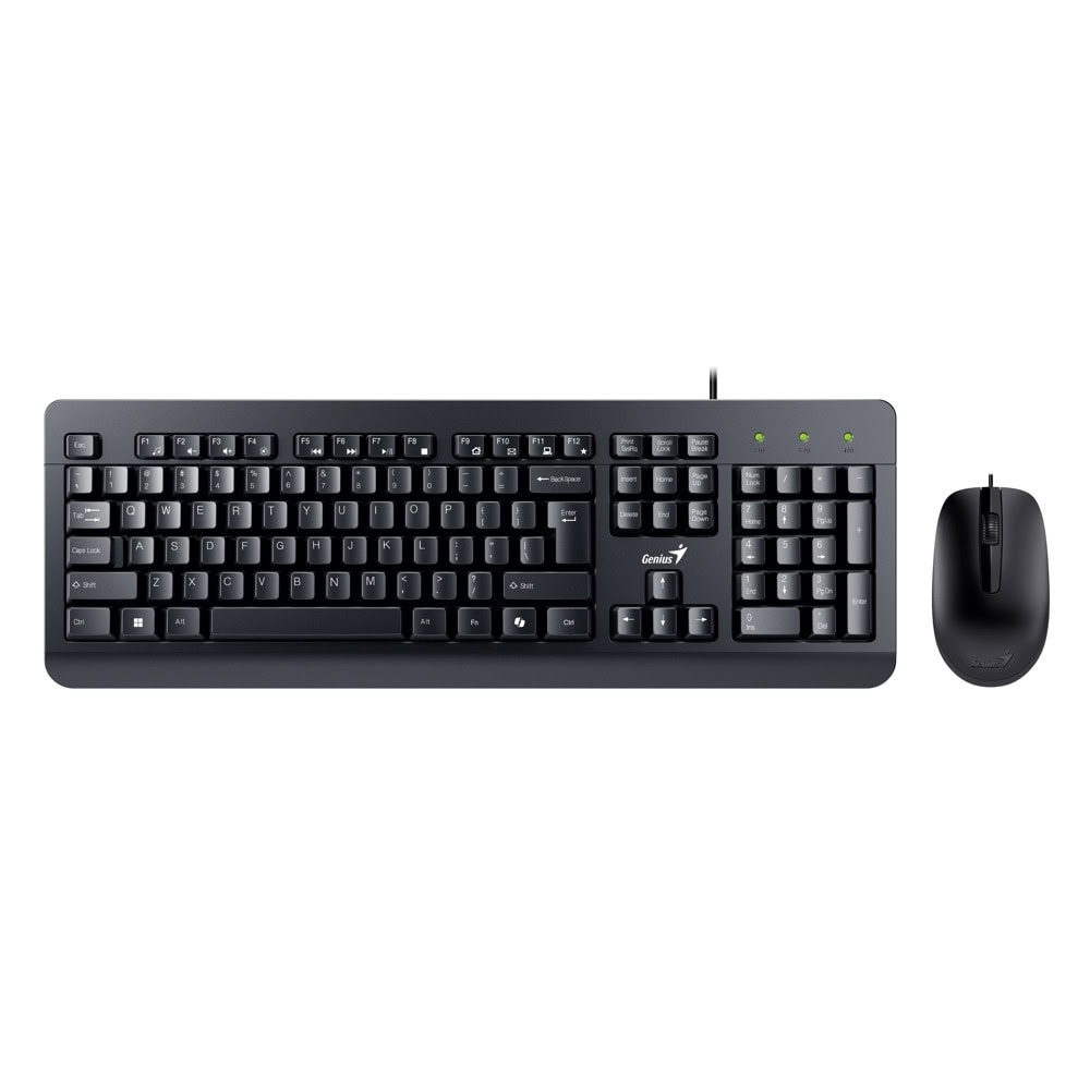 Комплект клавиатура и мишка Genius KM-160-BLK