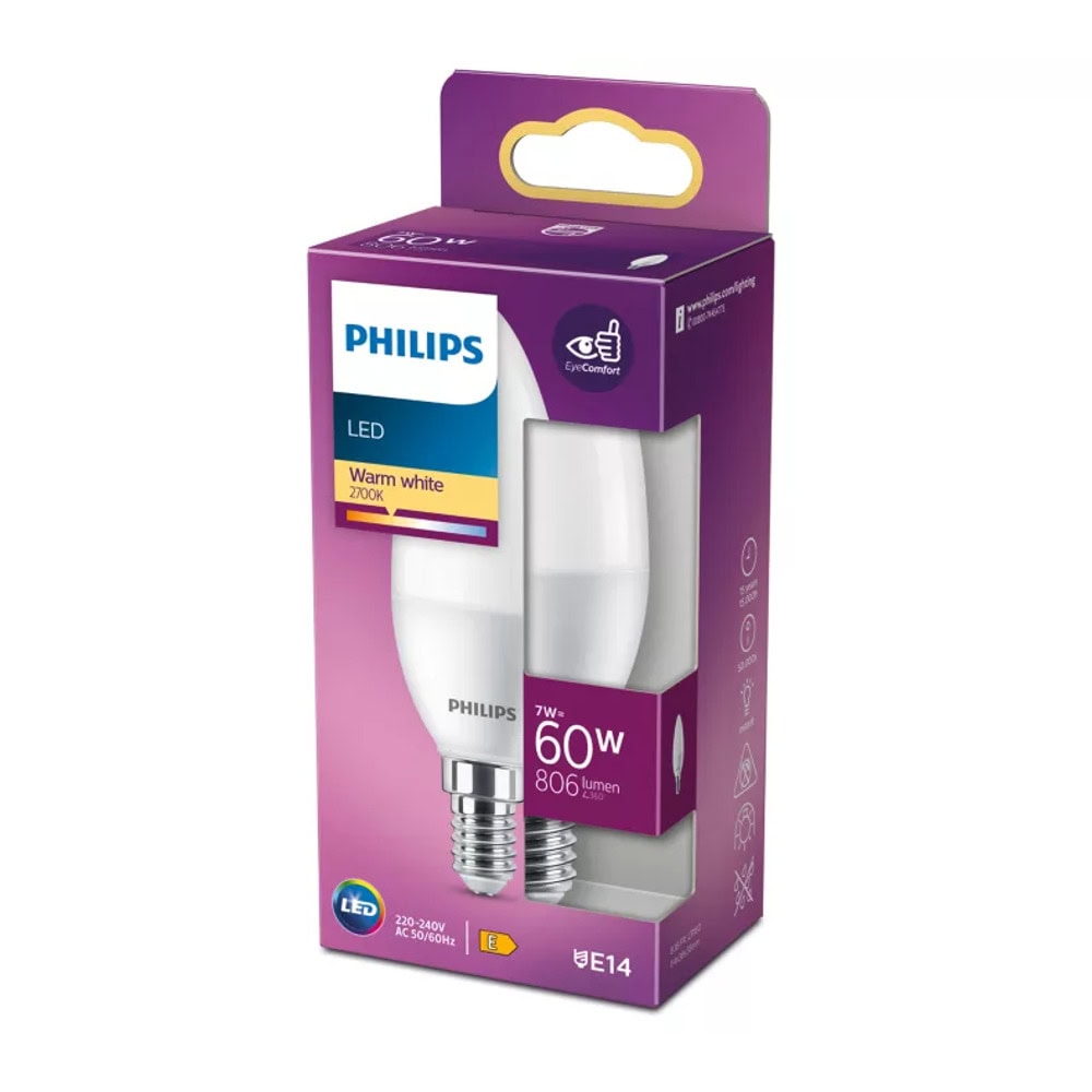 Philips 60 W B38 E14 candle