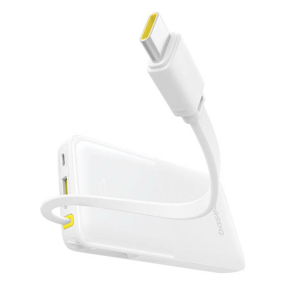 baseus bipow 2 20w 10000mah бял