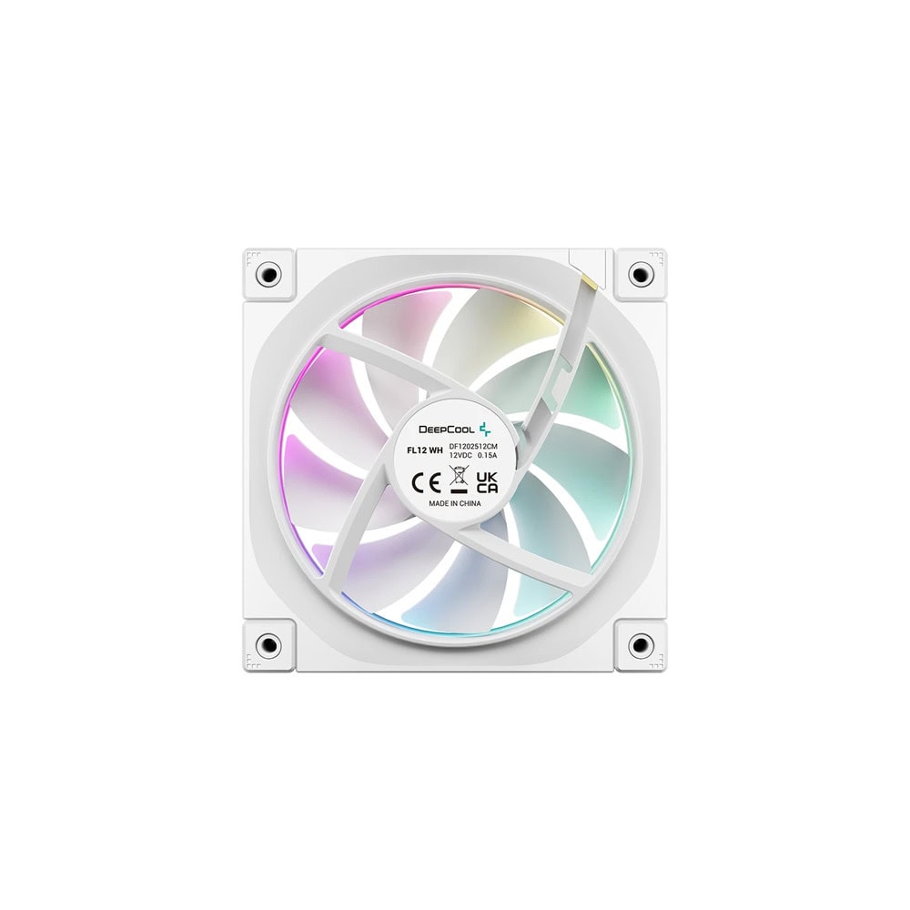 Вентилатори 120mm DeepCool FL12 бели