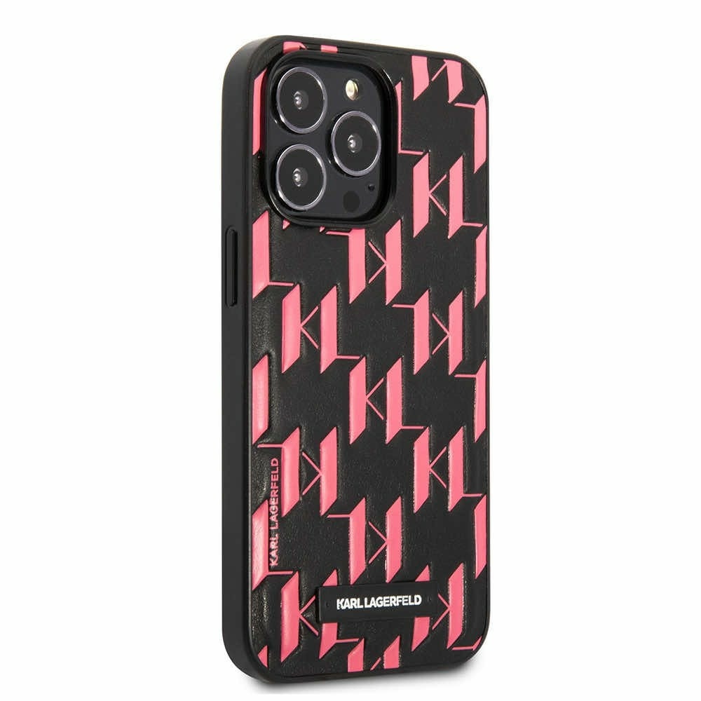 Monogram Plaque за iPhone 13 Pro черен