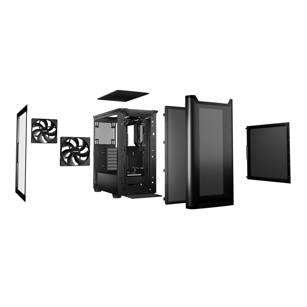 be quiet! Pure Base 501 Airflow Window Black BGW74