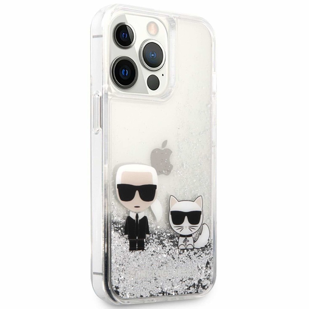 Karl Lagerfeld Liquid Glitter Karl & Choupete Case