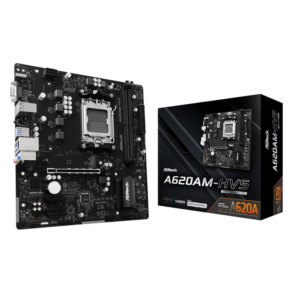 ASRock A620AM-HVS | JAR Computers ASRock A620AM-HVS