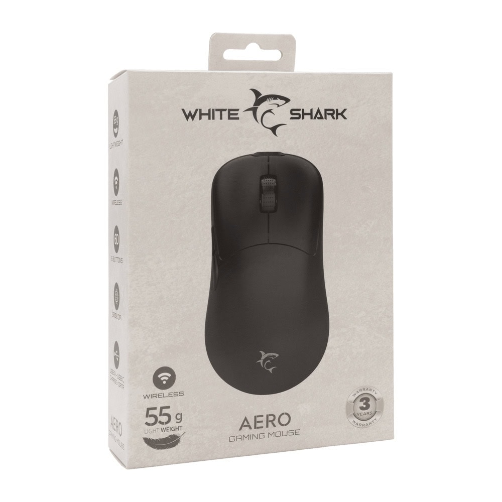 White Shark WGM-5015 AERO Black