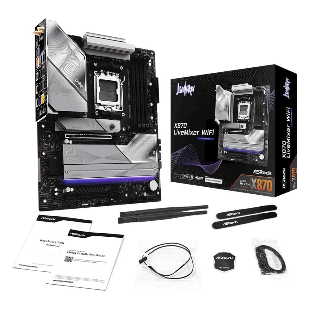 ASRock X870 LiveMixer WiFi | JAR Computers ASRock X870 LiveMixer WiFi