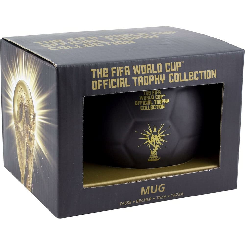 Paladone FIFA Football (Black and Gold) Shaped Mug