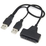 Преходник USB Type A(м) към SATA(ж) Черен - 18296