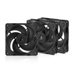 Arctic P12 Pro Reverse - 3 Pack Black ACFAN00332A