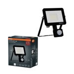ledvance floodlight lux sensor 20w 840 black