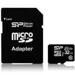 Silicon Power 32GB microSDHC SP032GBSTHBU1V10-SP