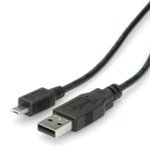 Roline USB A(м) към USB Micro B(м) 0.8m 11.02.8754