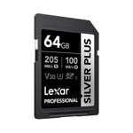Lexar 64GB Professional Silver Plus