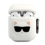 Karl Lagerfeld Airpods Choupette KLACA2SILCHWH