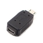 Адаптер от miniUSB (женско) към microUSB (мъжко)