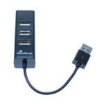 MEDIARANGE USB HUB 4-PORT USB 2.0 BLACK (MRCS502)