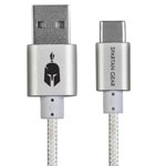 Spartan Gear USB Type C 2m white