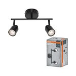 ledvance led spot primal 2xgu10 black