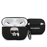 Karl Lagerfeld Airpods Pro Ikonik KLACAPSILGLBK