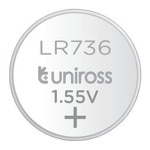Uniross LR736 AG3 LR41 блистер 5 бр. 8528