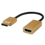 Adapter DP M - HDMI F Gold 4K v1.2 12.03.3170