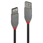 Lindy USB A(м) to USB A(ж) 0.2 m LNY-36700