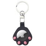 Cat Paw AirTag Keyring black