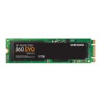 Samsung 860 EVO Series, 1 TB 3D V-NAND Flash, M.2
