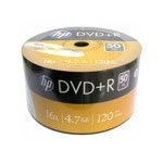 Оптичен носител DVD+R 4.7GB HP 16x 50бр