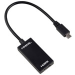 DeTech USB MicroB(м) към HDMI(ж)