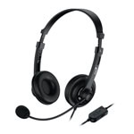 Слушалки Genius HS-230U микрофон черни
